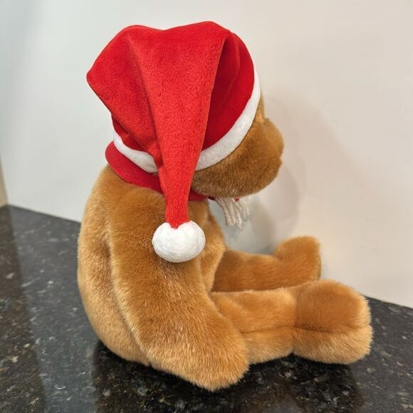 TY Teddy the Santa Bear Christmas Bear Plush Beanie Babies Buddies Buddy - Picture 5 of 10